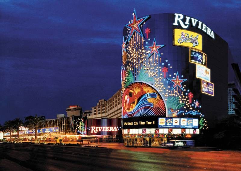 The abandoned pool above the Riviera hotel-casino, 2901 Las Vegas